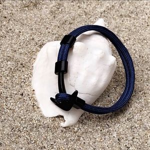 “Anchor” Nylon Bracelet | Navy